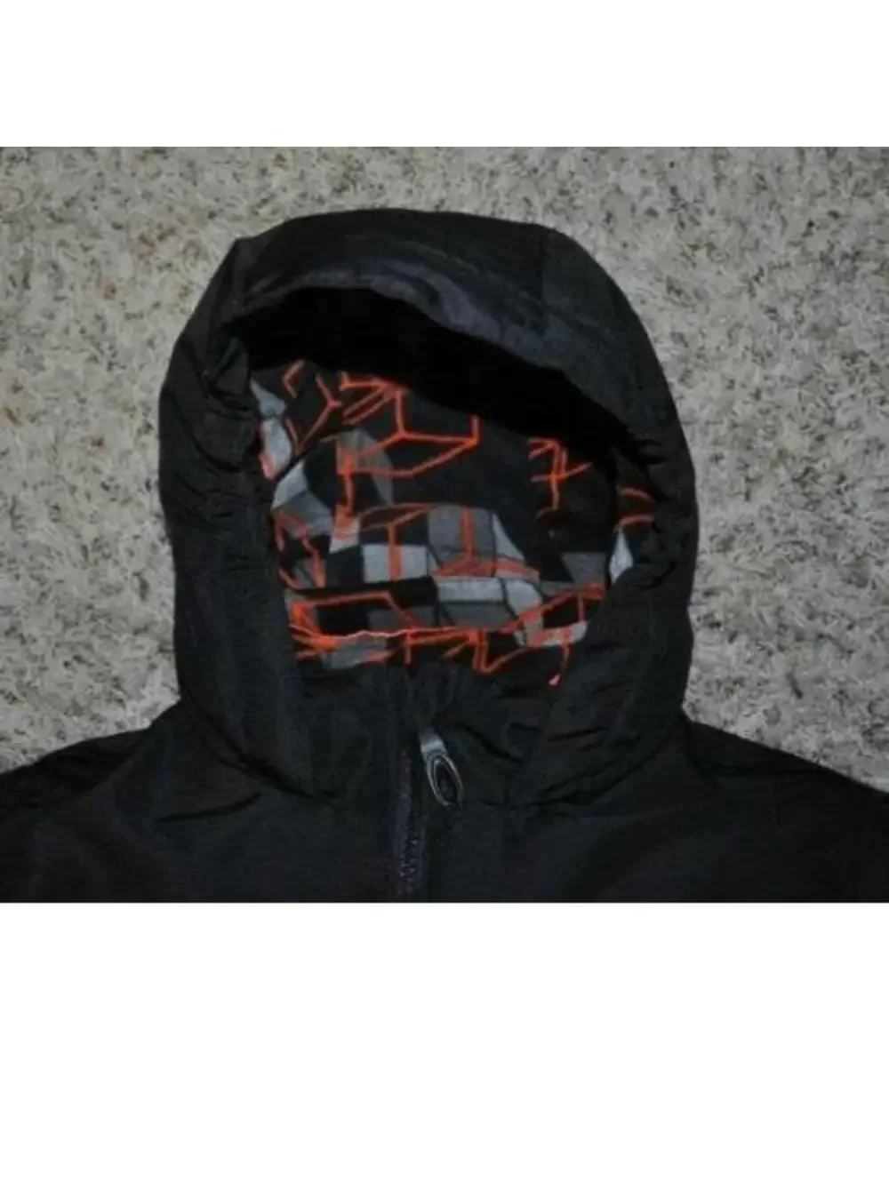 Boys All Weather Jacket 4/5 Black Orange 4 in 1 Winter Spring Fall Athletech